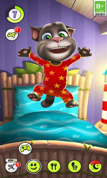 ҵķèϰ汾(my talking tom)v7.4.0.459ٷͼ2