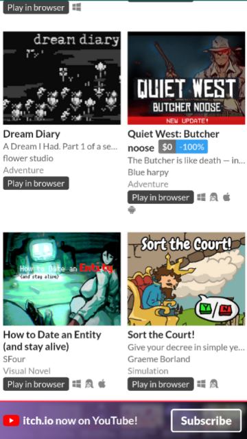 itch.oi游戏平台v1截图0 itch.oi游戏平台v1截图0