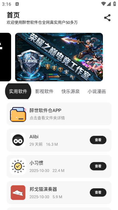 醉世软件仓安卓版截图1