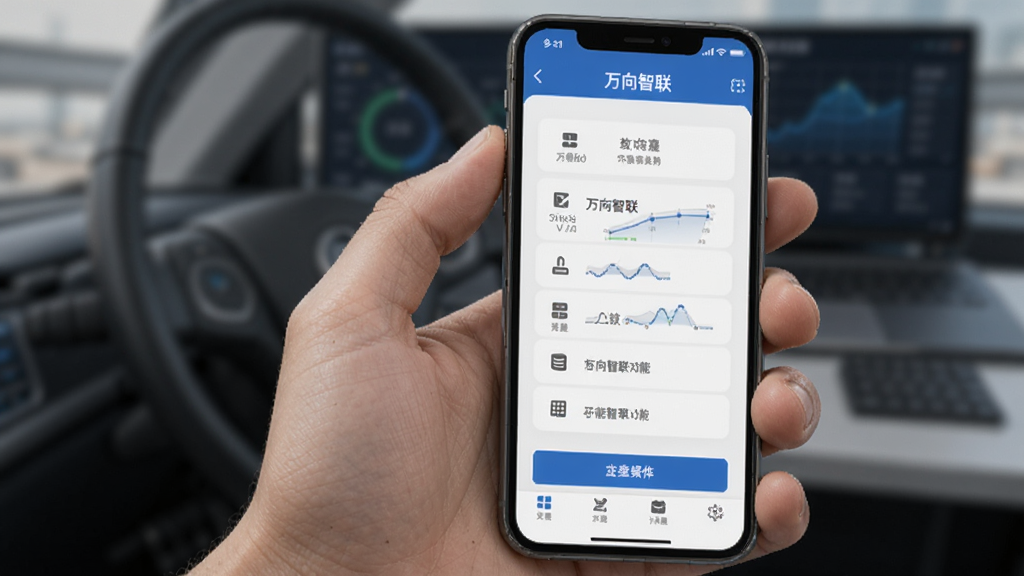万向智联手机版功能操作界面