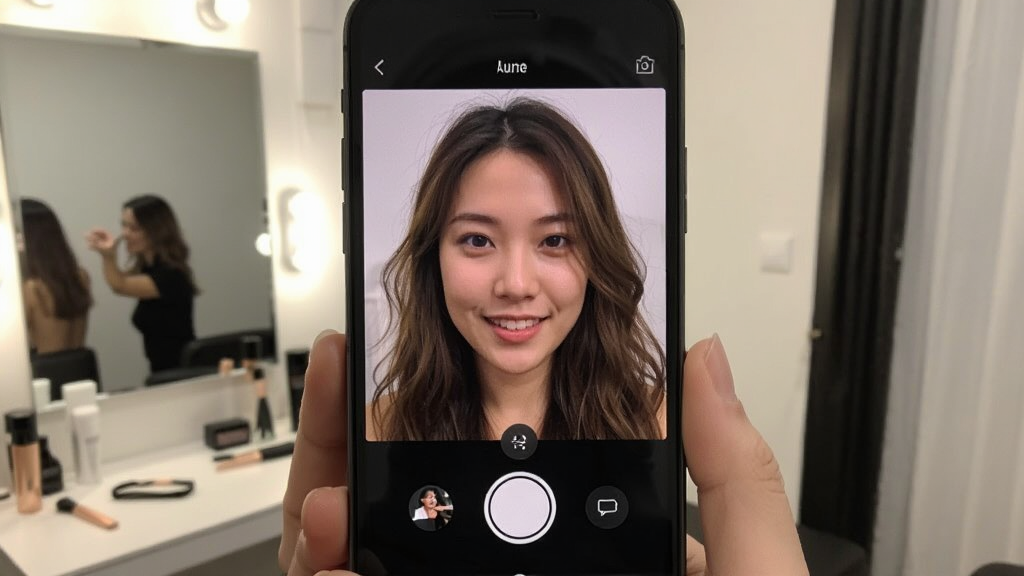 换发型相机操作界面展示图
