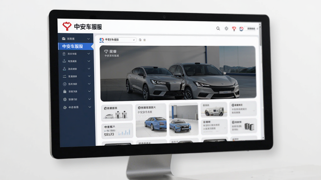 中安车服企业操作界面展示