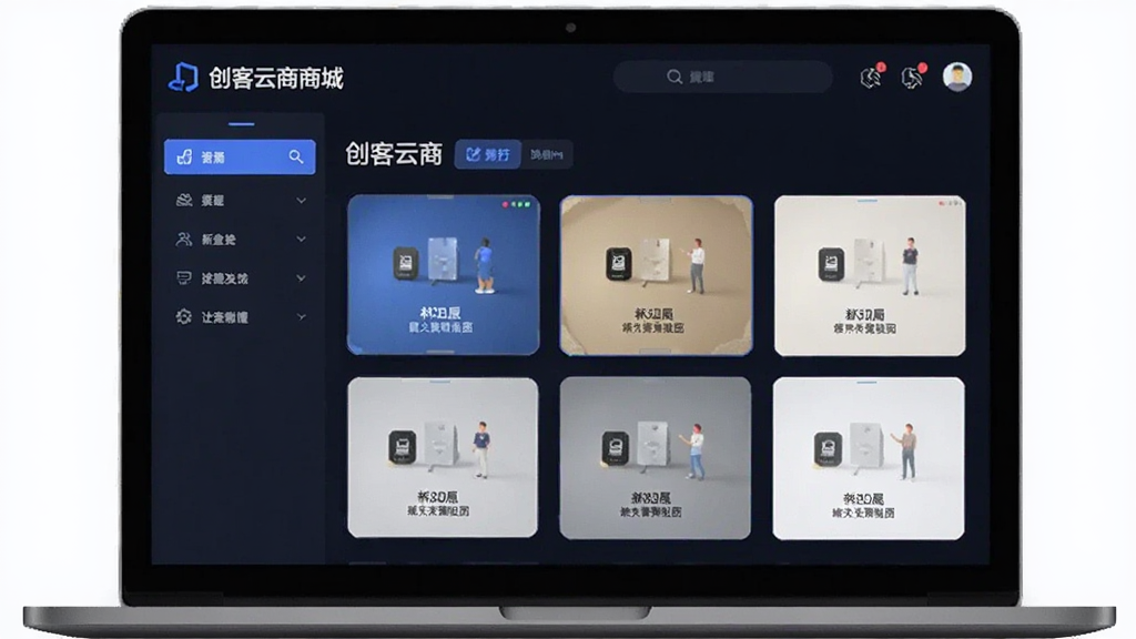 创客云商商城功能界面展示