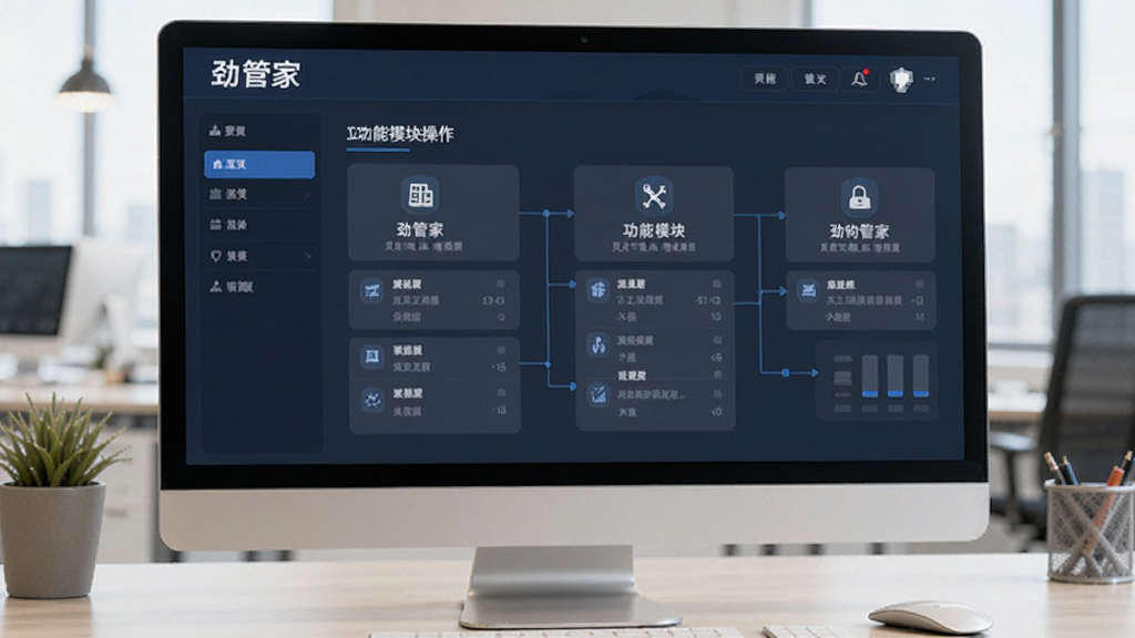 劲管家员工功能模块操作界面