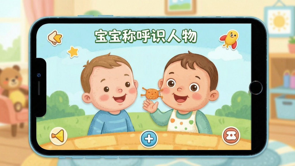 宝宝学称呼识人物学习界面预览图