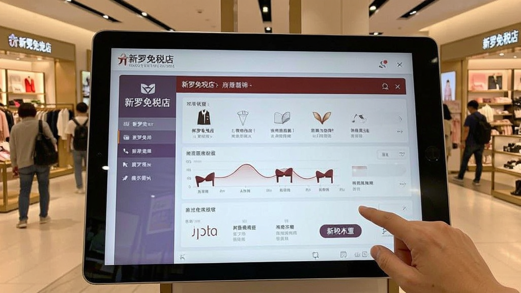 新罗免税店操作界面展示图