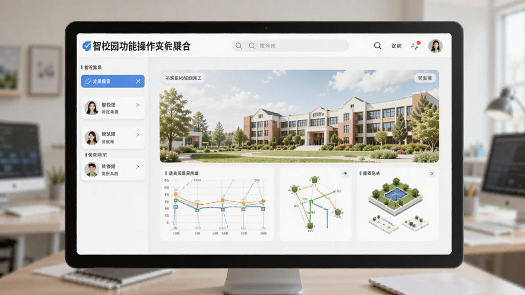 智校园功能操作界面展示