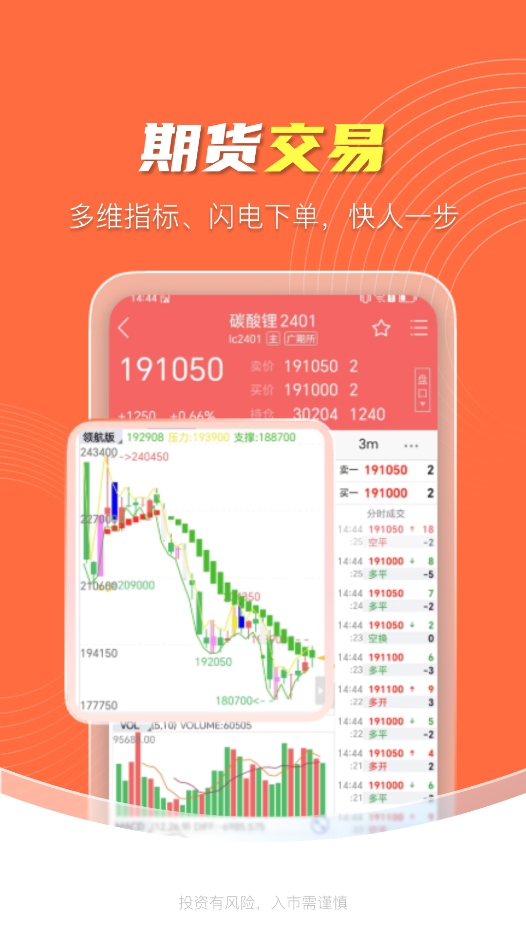 东亚财富实时行情界面