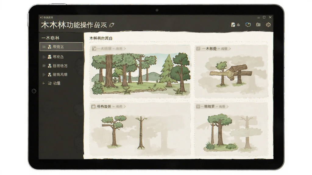 一木林功能操作界面图