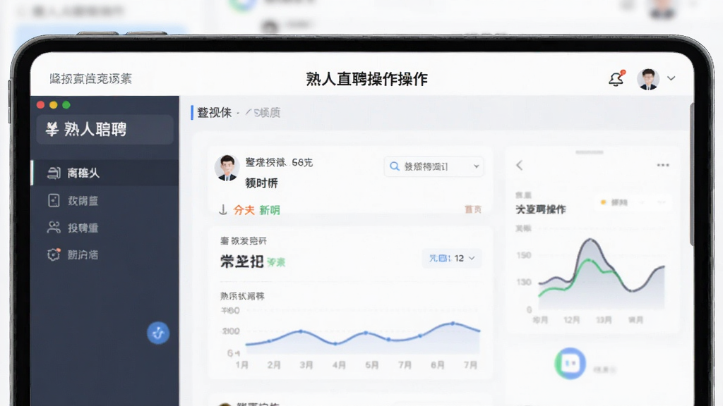 熟人直聘操作界面展示