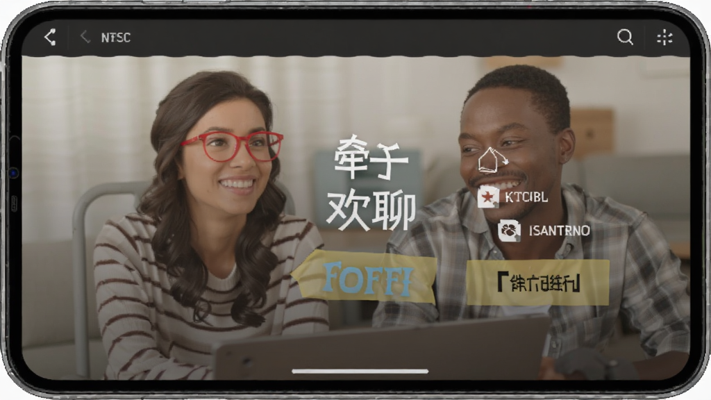 牵手欢聊功能操作界面