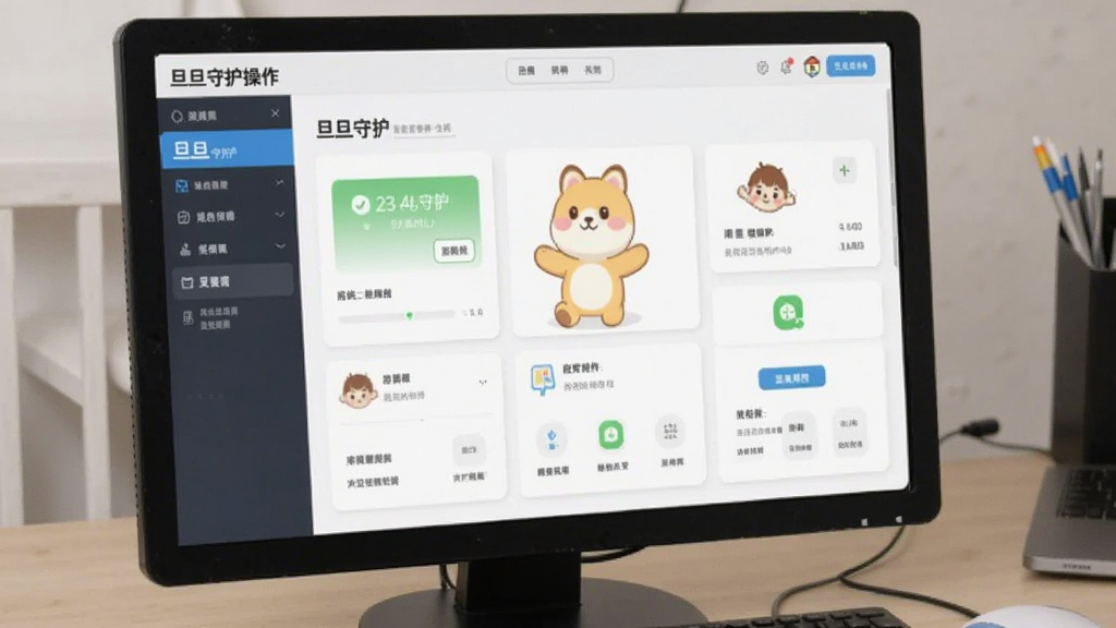 旦旦守护操作界面展示