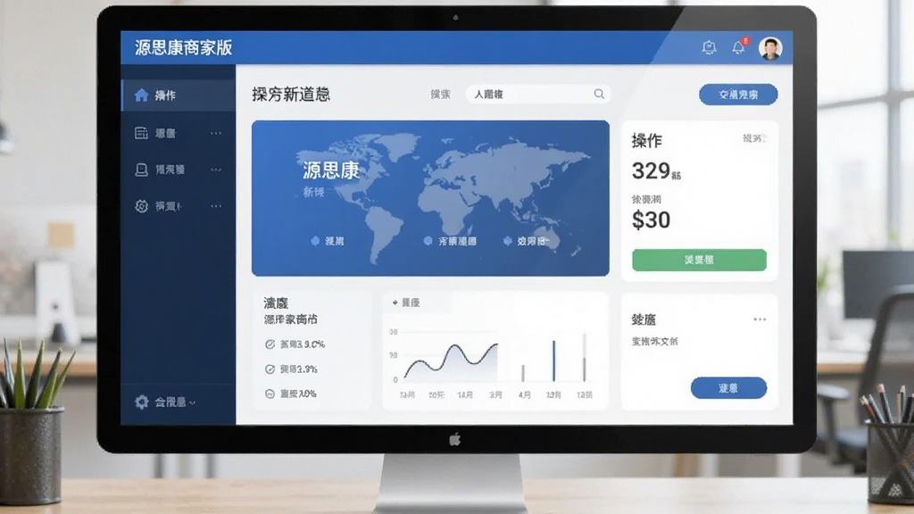 源思康商家版操作界面展示