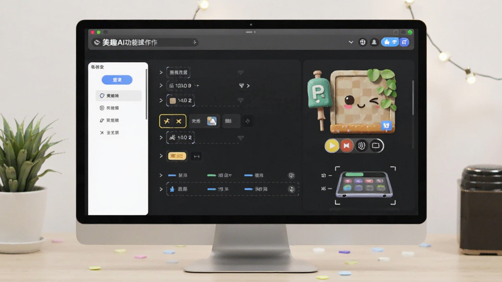 美趣AI功能操作界面展示