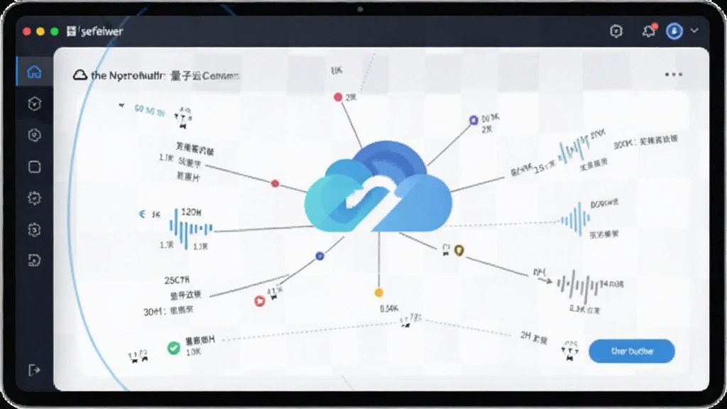 量子云会议功能操作界面