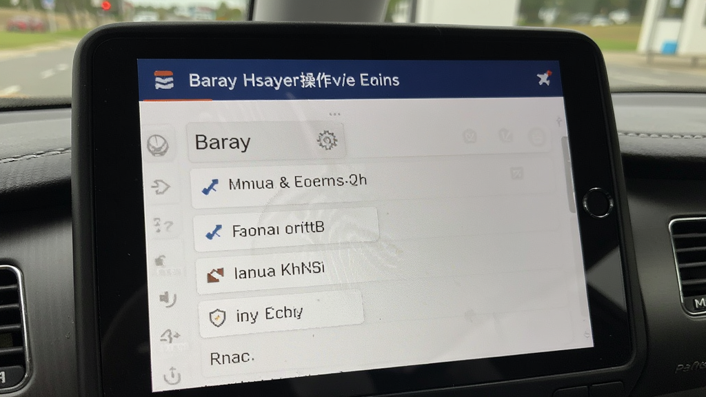 Baray骑手操作说明界面
