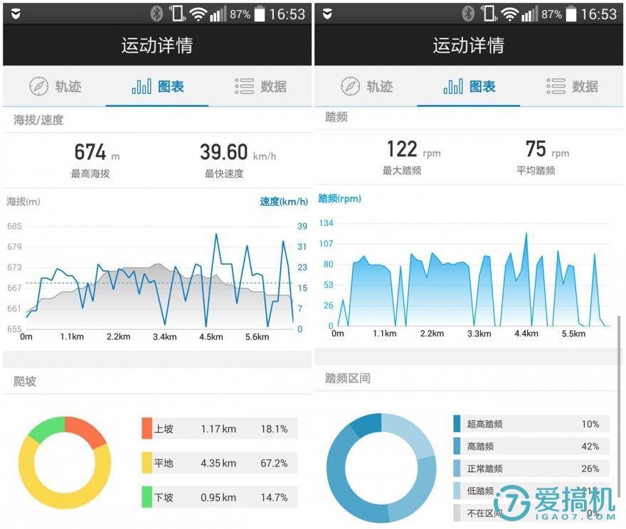 智行界轨迹记录界面