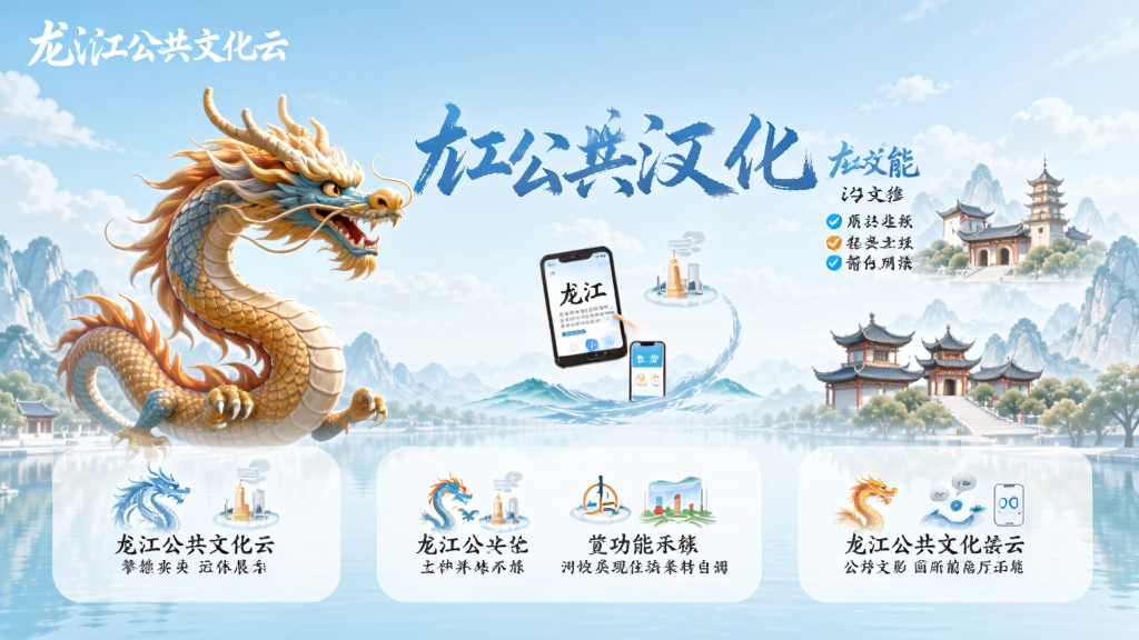 龙江公共文化云功能展示图