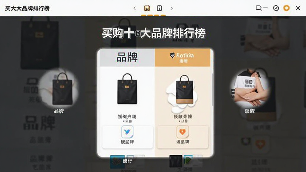 买购十大品牌排行榜品牌对比功能界面
