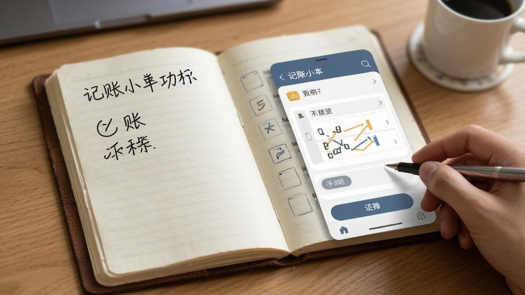 记账小本功能操作界面