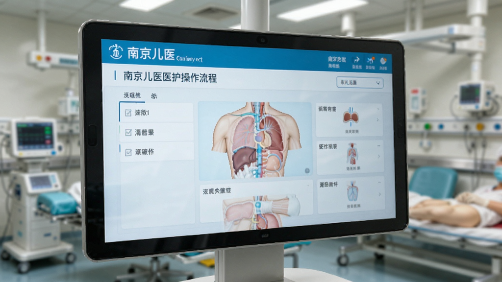 南京儿医医护操作流程界面展示