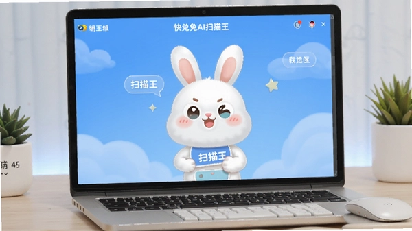 快兔兔AI扫描王操作界面展示