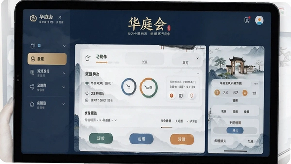 华庭会操作界面展示图