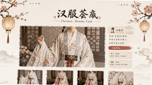 汉服荟商城界面