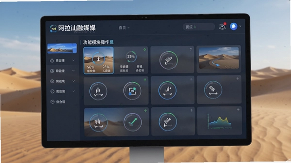 阿拉善融媒功能模块操作界面预览图