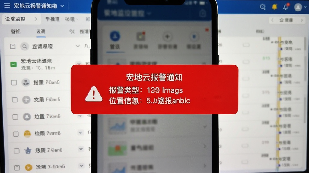 ����Ʊ���֪ͨ���棬�ֻ���Ļ�ϵ�����ɫ�����������ʾ�������ͺ�λ����Ϣ������Ϊ�豸����б���������Ŀ����Ϣ�㼶����