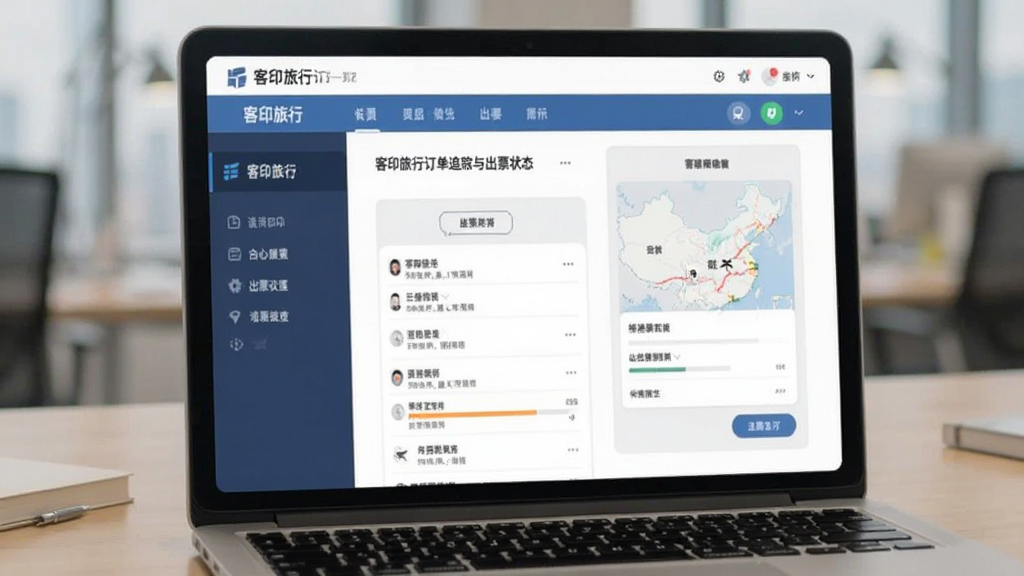 客印旅行订单追踪与出票状态页面