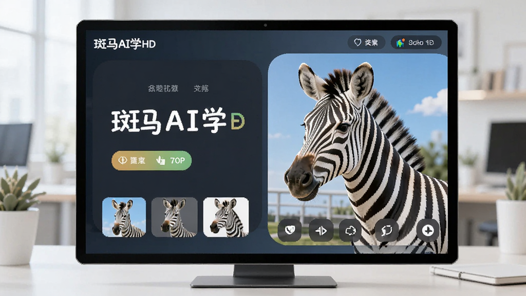 斑马AI学HD功能界面展示