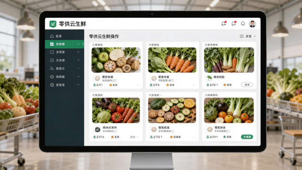 零供云生鲜操作界面图