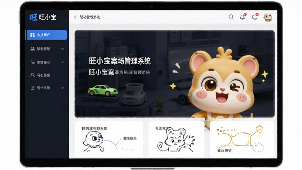 旺小宝案场管理系统界面