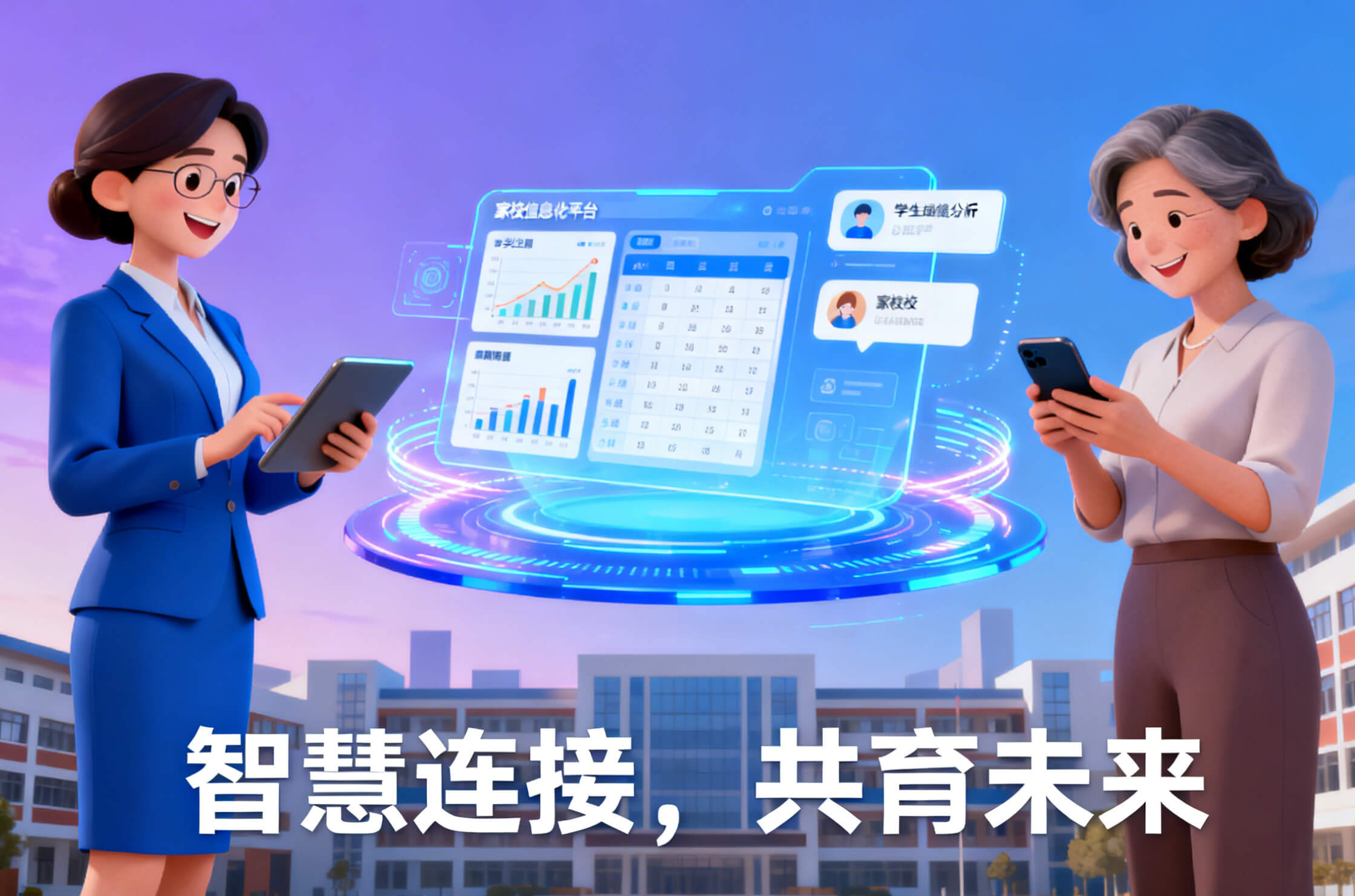 i教育家校沟通功能界面