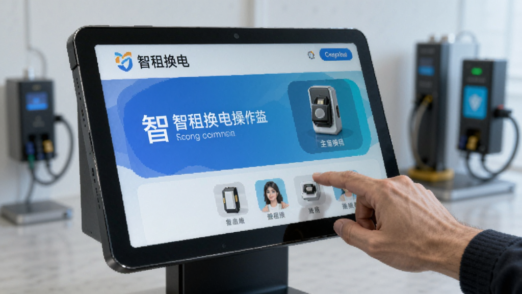 智租换电操作界面展示