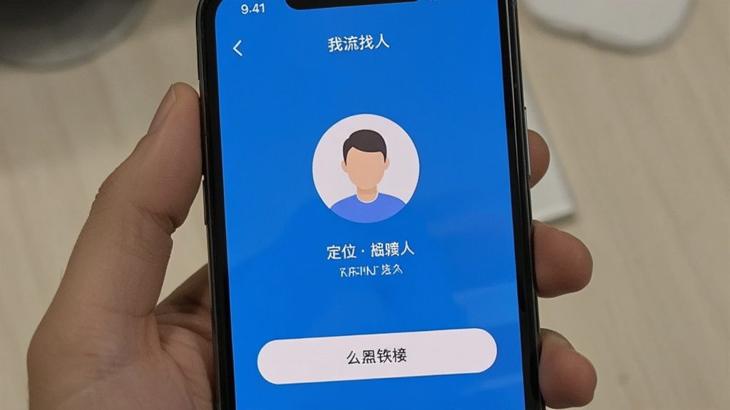 手机找人定位操作界面截图