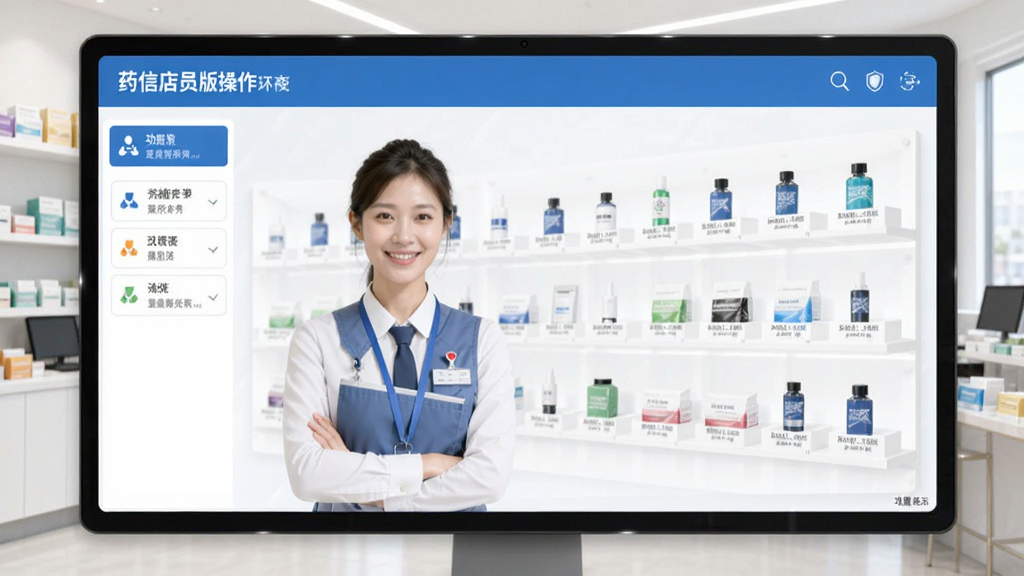 药信店员版操作界面与功能展示