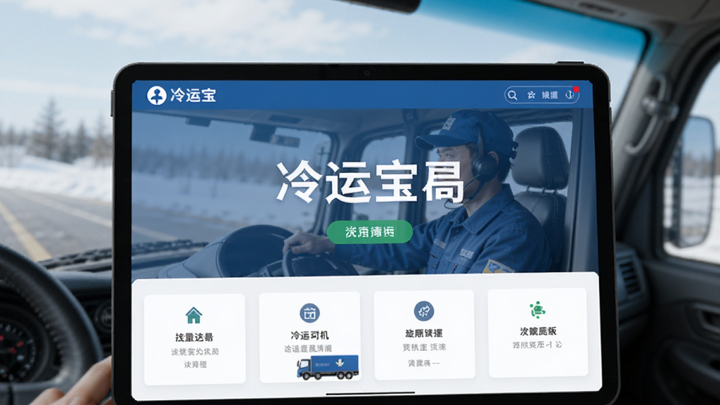 冷运宝司机版操作界面展示