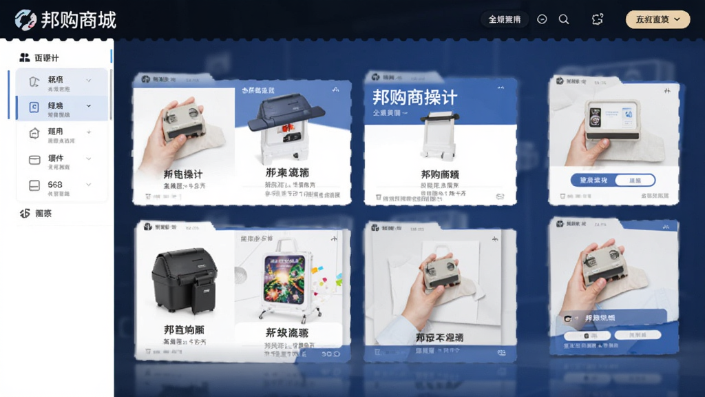 邦购商城操作界面