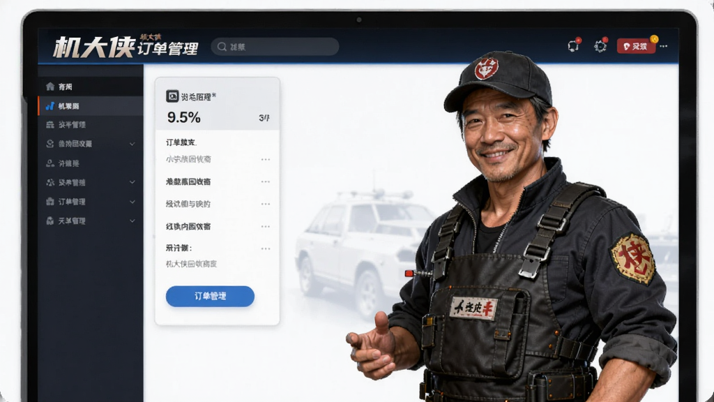 机大侠回收商版订单管理界面