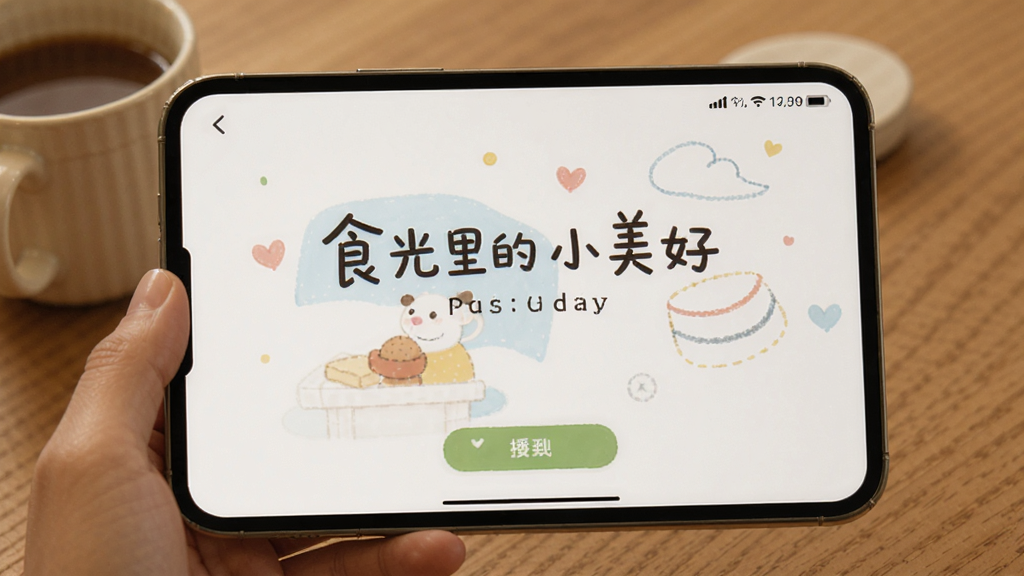 食光里的小美好操作界面