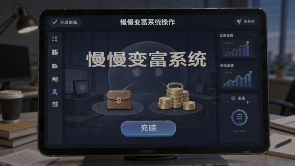 慢慢变富系统操作界面