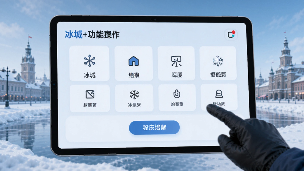 冰城+功能亮点操作界面
