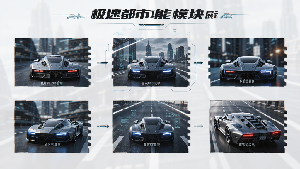 极速都市功能模块展示图