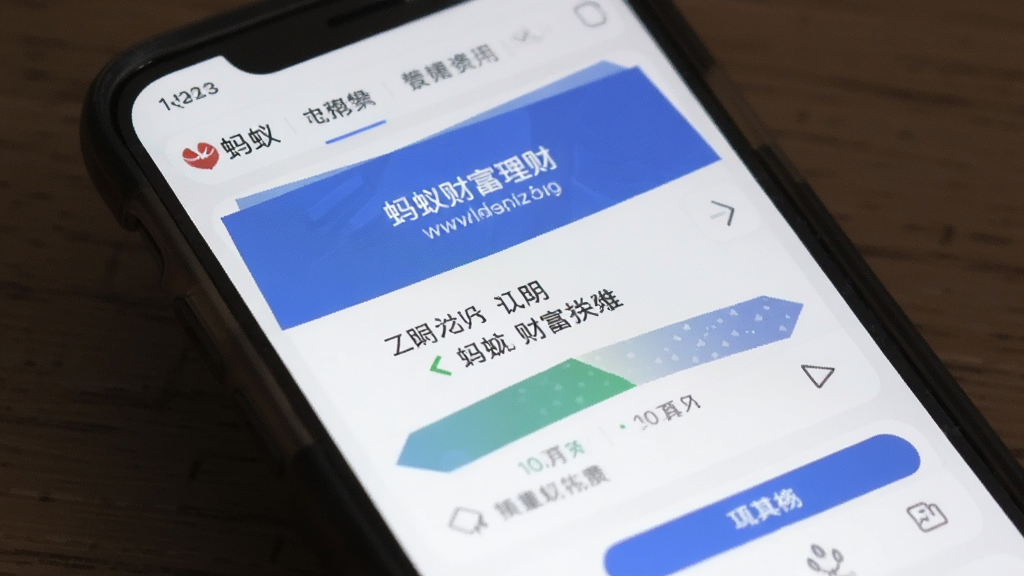 蚂蚁财富理财操作界面