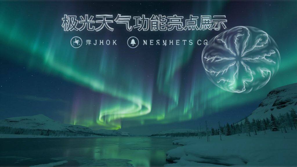 极光天气功能亮点展示图
