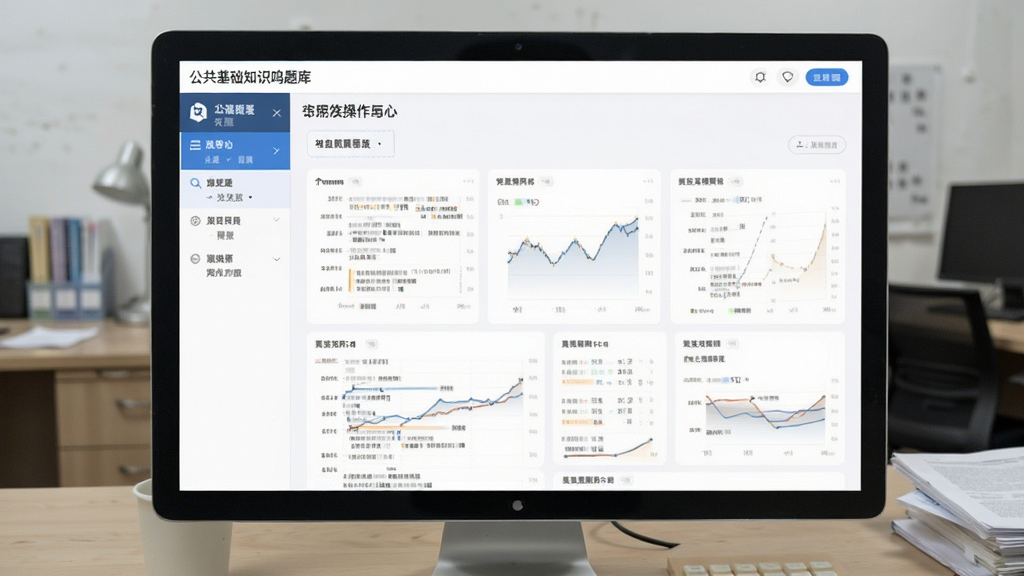公共基础知识鸣题库操作界面展示