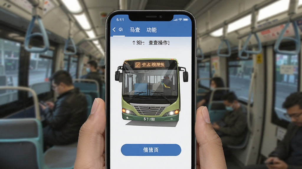 公交地铁马上查功能操作界面展示