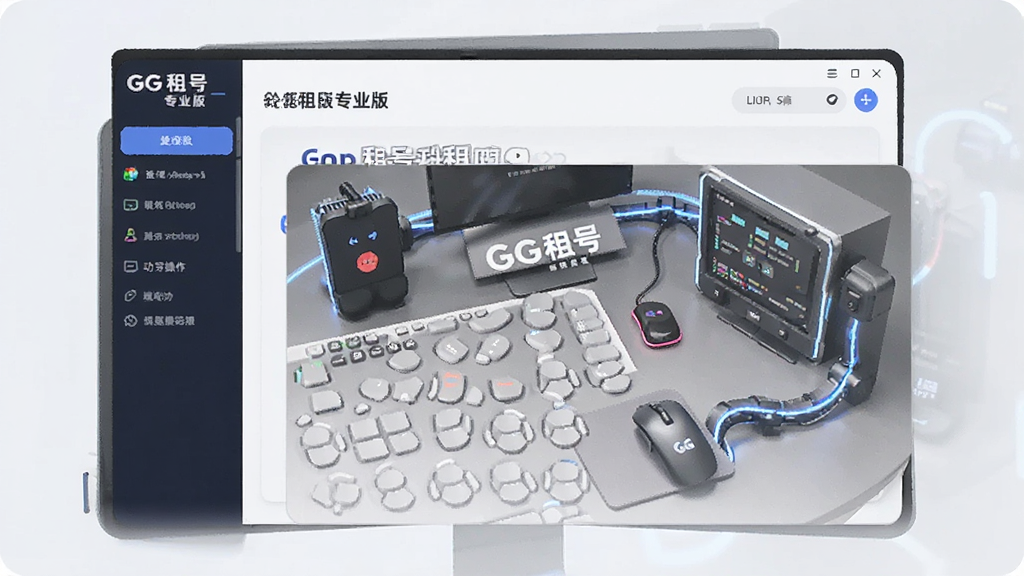 GG租号专业版功能操作界面